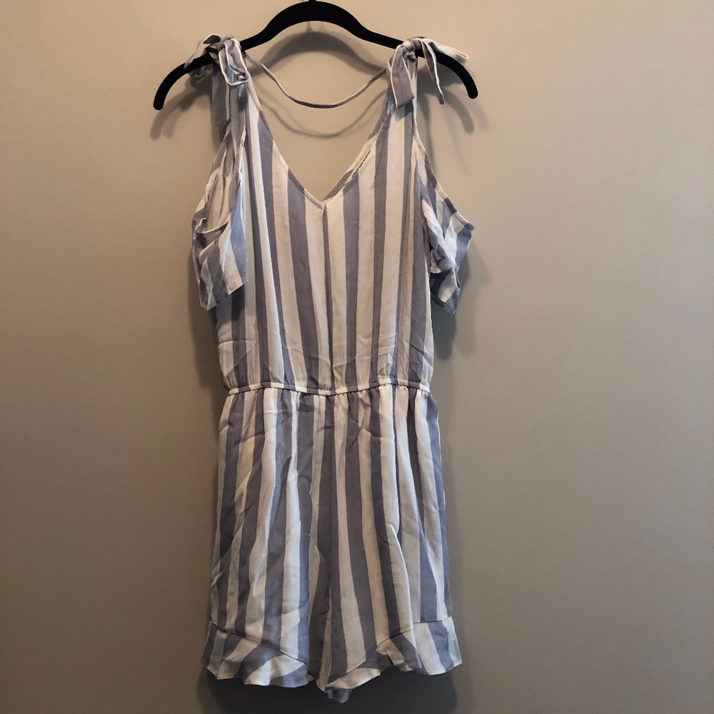 Striped American Eagle Romper